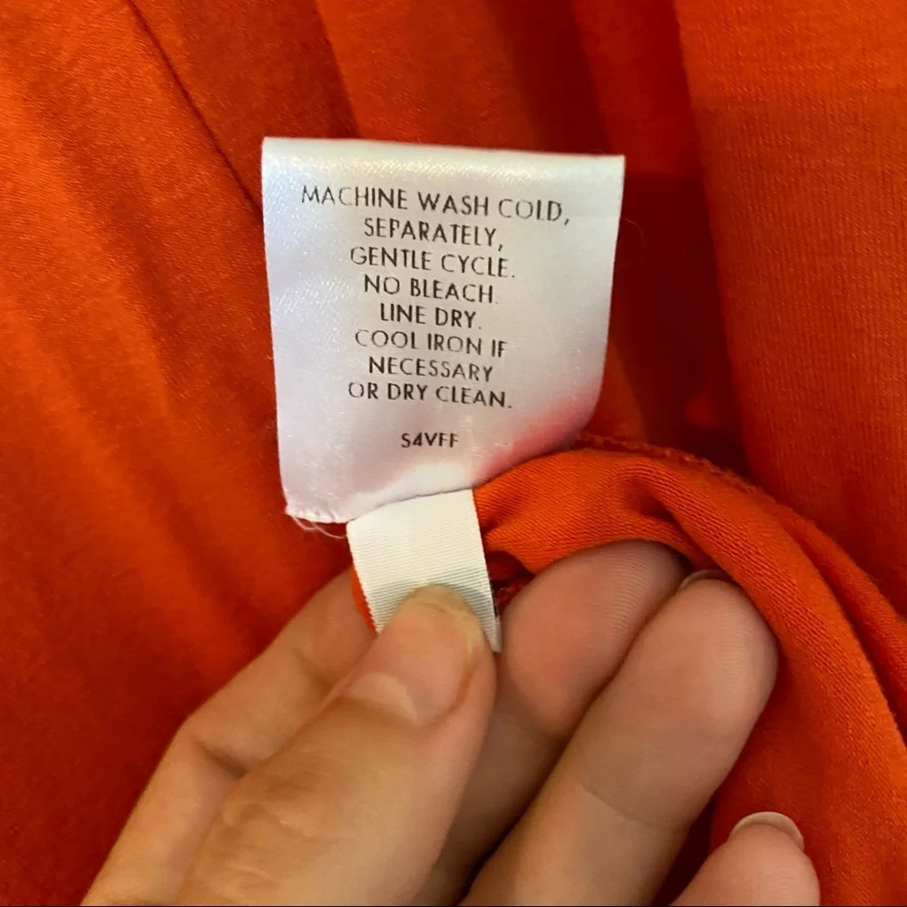 EILLEN FISHER , SIZE MEDIUM. ORANGE COLOR - Picture 5 of 6